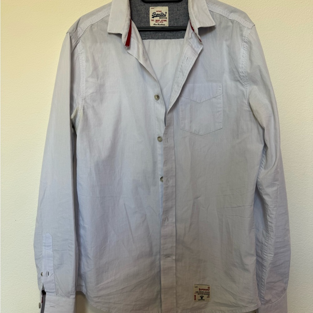 Superdry Pale Blue Casual Shirt